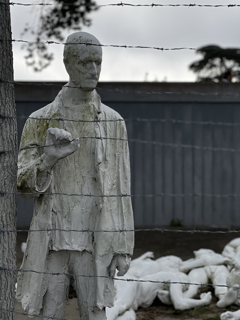 Holocaust memorial in Lincoln Park, SF. Tauba Weiss was instrumental in the creation of this memorial